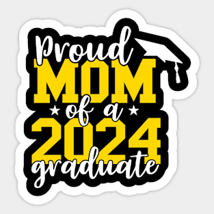 Proud Aunt Of A 2024 Graduate For Family Graduation Sticker